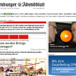Screenshot: Hamburger Abendblatt (2009)